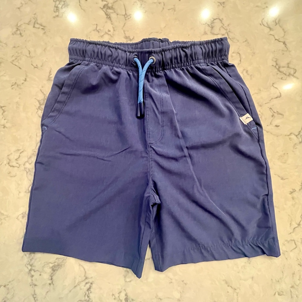 Boys M Tommy Bahama Navy Active Shorts